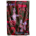 Megan Fox Aesthetic Collage Flag Wall Decor Tapestry Man Cave Garage Fan Gift