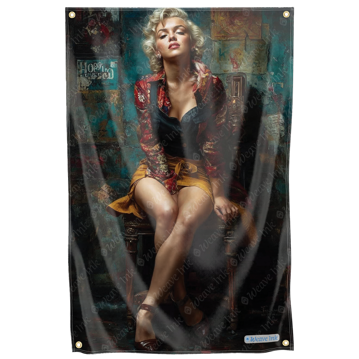 Marilyn Monroe Actress Hollywood Vintage Flag Wall Decor Tapestry Banner Room Man Cave Garage Decor Style 1