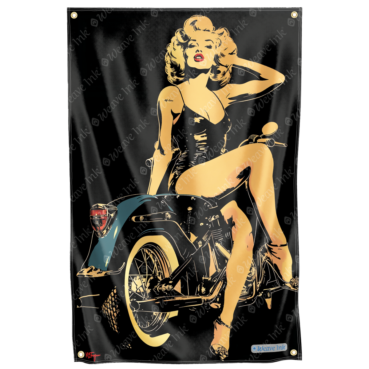 Marilyn Monroe Actress Hollywood Vintage Flag Wall Decor Tapestry Banner Room Man Cave Garage Decor Style 2