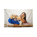 BB Trickz Tapestry Wall Hanging Flag, Spanish Rapper Music Room Decor, Hip Hop Wall Art, Y2K Bedroom Decor, Rap Fan Gift, Aesthetic Tapestry, Music Lover Gift Style 2
