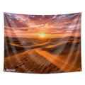 Golden Sunset Desert Dunes Tapestry Wall Hanging – Luxury Sand Landscape Wall Decor for Bedroom, Living Room & Dorm Room