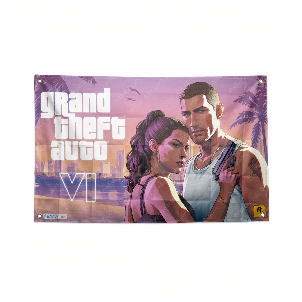 GTA 5 Tapestry Wall Hanging, Grand Theft Auto Gaming Wall Decor, Gamer Room Decoration, Video Game Tapestry, Gaming Bedroom Decor, Gamer Gift, Wall Art Style 3