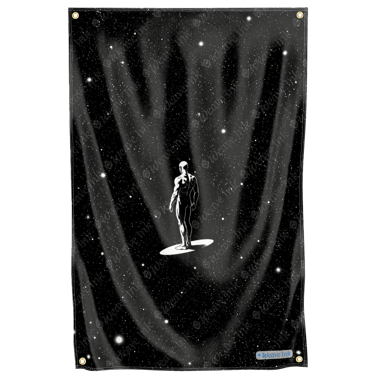 Silver Surfer Tapestry Flag Wall Hanging Galaxy Space Art Decor