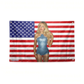 Sabrina Carpenter US Flag Wall Hanging Singer USA Flag American Tapestry Room Decor Style 6