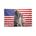Billie Eilish USA Flag American Tapestry Pop Singer Wall Art & Aesthetic Room Decor 3x5Ft 5x8Ft Style 2