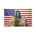 Billie Eilish USA Flag American Tapestry Pop Singer Wall Art & Aesthetic Room Decor 3x5Ft 5x8Ft Style 3