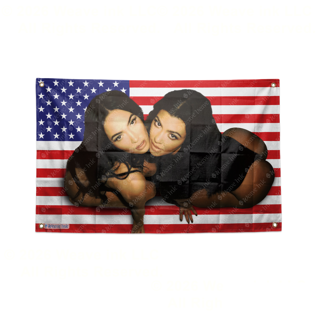 Popular Megan Fox Actress USA Flag Room Decor Banner Hanging Tapestry Celebrity Wall Art for Home Studio, Bar, Garage, and Man Cave Fan Gift - 3 x 5 Ft (90 x 150cm) - Style 4