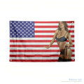 Sydney Sweeney Actress USA Flag Wall Hanging Tapestry Room Decor Man Cave Garage Fan Gift