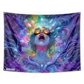 Trippy Psychedelic Girl Woman Tapestry Wall Hanging Aesthetic Room Decor Man Cave Garage