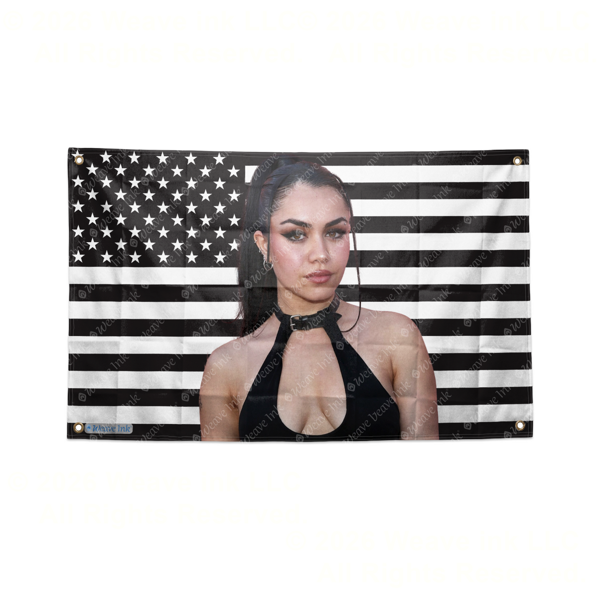 Tara Yummy USA Flag Tapestry Popular American YouTuber TikToker Aesthetic Room Decor Fan Gift Style 13