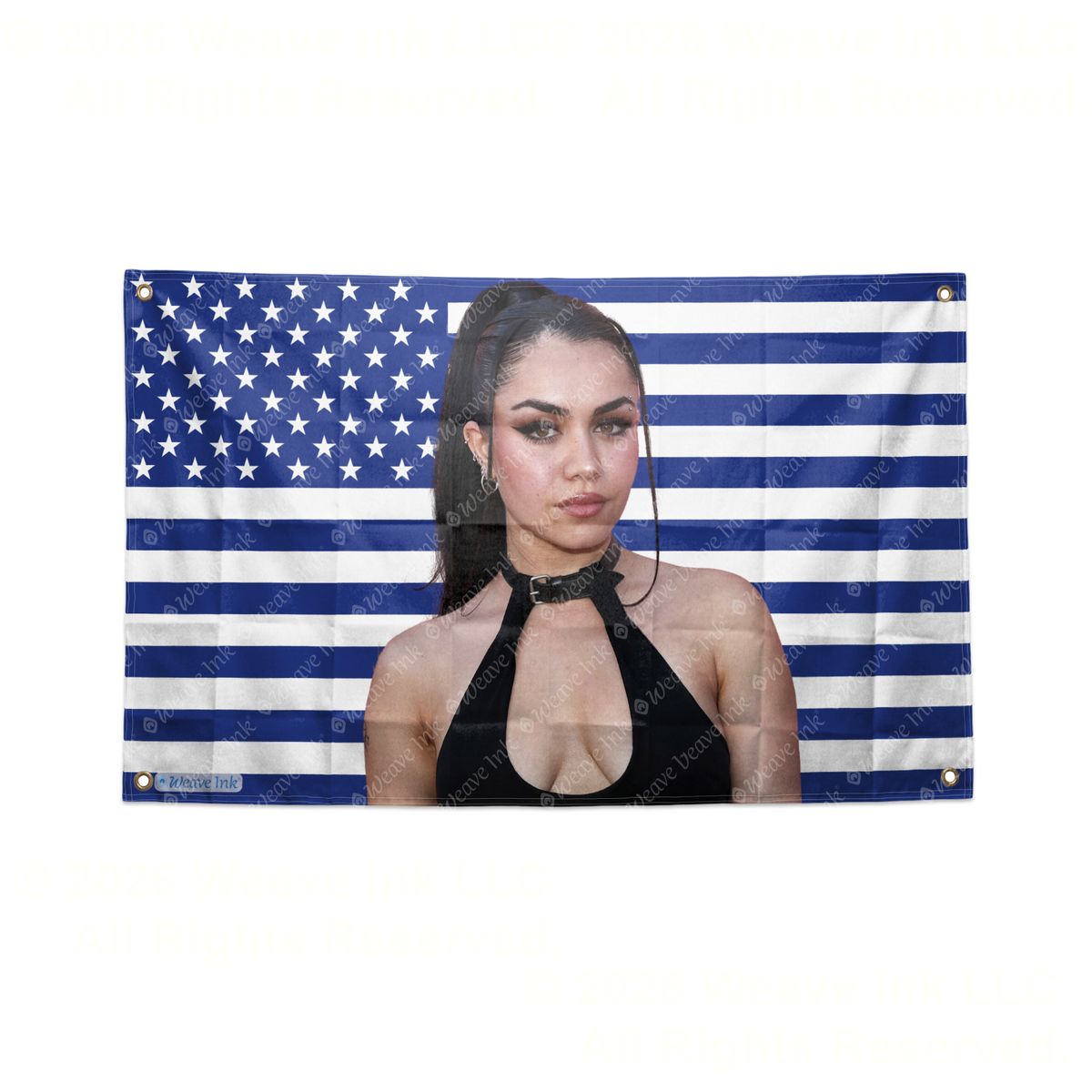 Tara Yummy USA Flag Tapestry Popular American YouTuber TikToker Aesthetic Room Decor Fan Gift Style 13