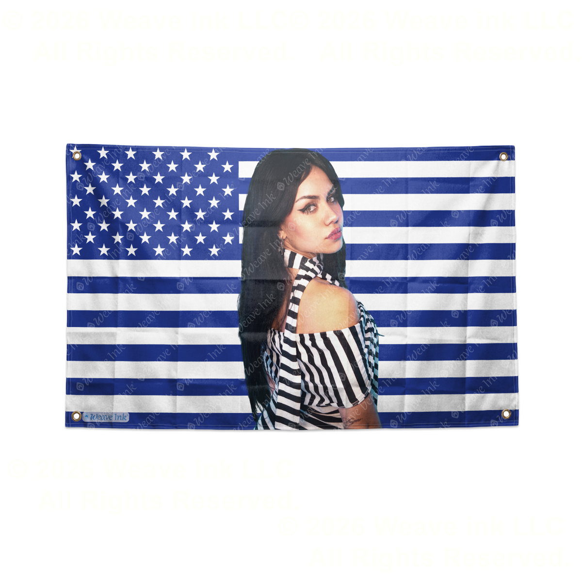 Tara Yummy USA Flag Tapestry Popular American YouTuber TikToker Aesthetic Room Decor Fan Gift Style 5