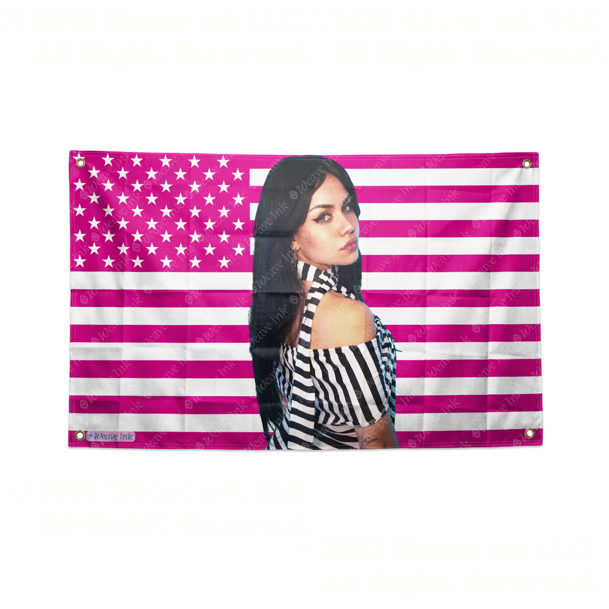 Tara Yummy USA Flag Tapestry Popular American YouTuber TikToker Aesthetic Room Decor Fan Gift Style 5