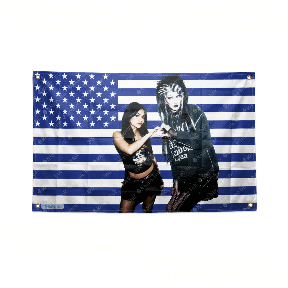 Tara Yummy USA Flag Tapestry Popular American YouTuber TikToker Aesthetic Room Decor Fan Gift Style 8