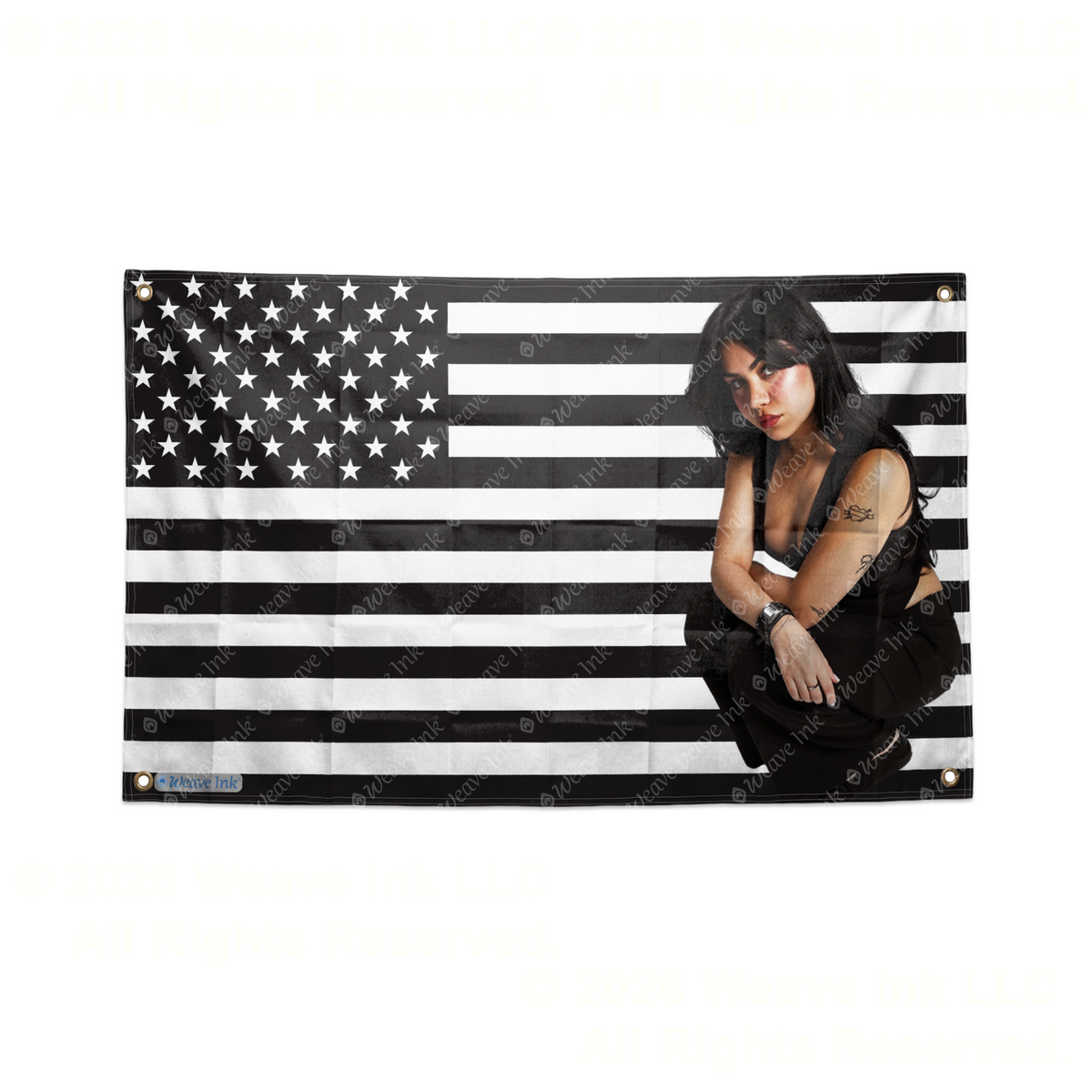Tara Yummy USA Flag Tapestry Popular American YouTuber TikToker Aesthetic Room Decor Fan Gift Style 7